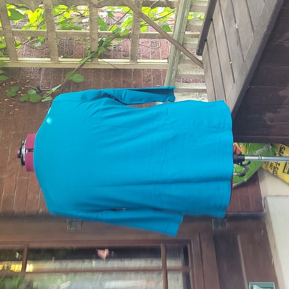 LL Bean 3/4 sleeve tunic top size 2X - Picture 2 of 3